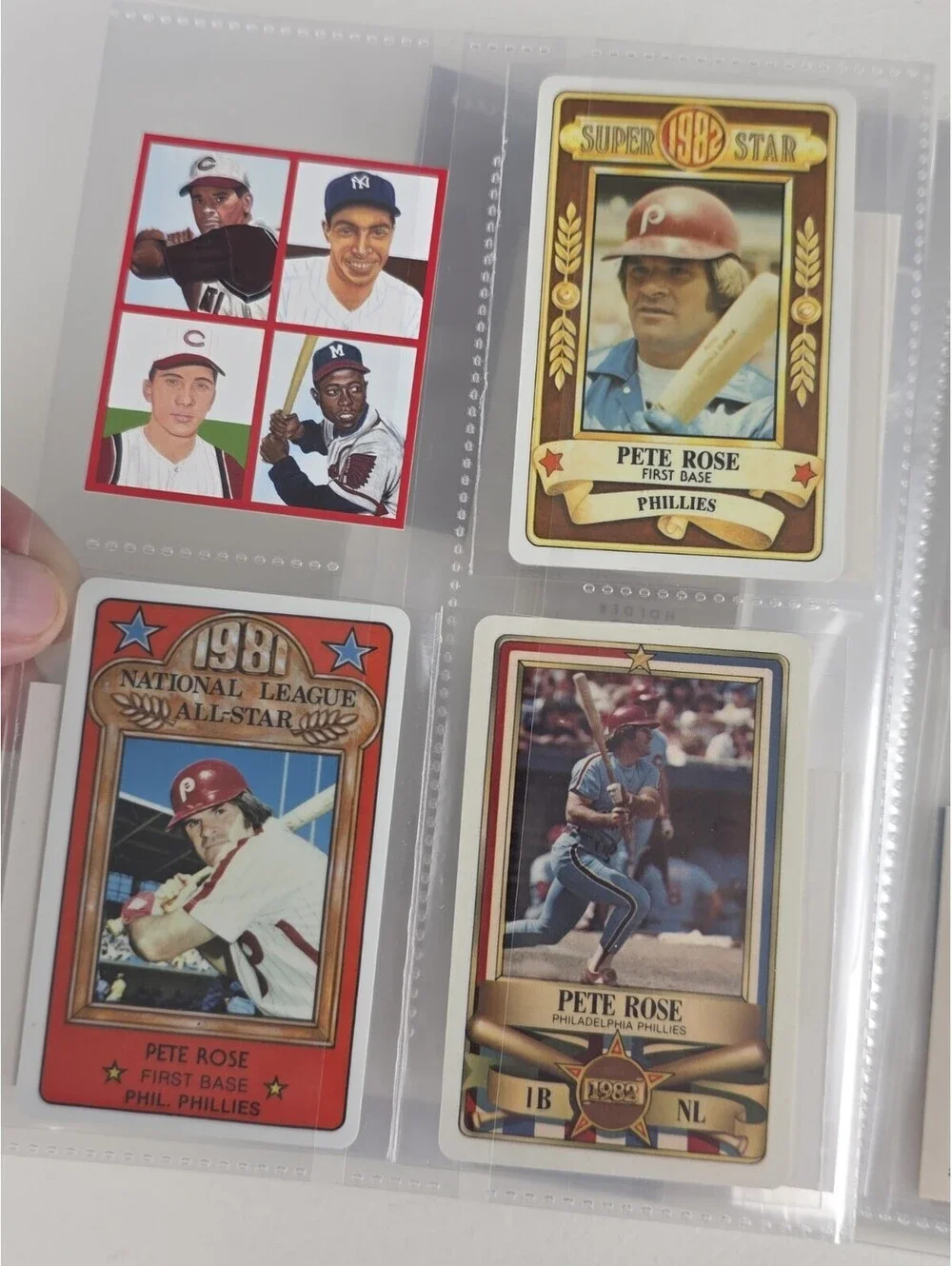 Topps Pete Rose Vintage Sticker & Mini Card Lot